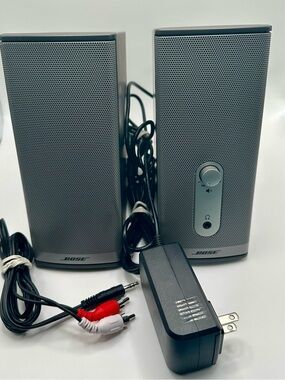 Bose Companion 2 Series II Multimedia Computer PC Laptop Speakers Complete WORKS